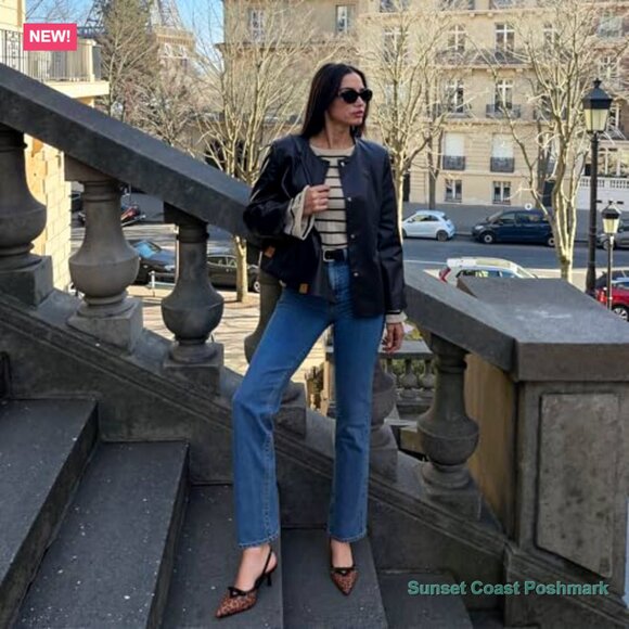 Slingback Kitten Heels with Bow Ankle Strap Pointed Toe Pumps - Picture 4 of 7